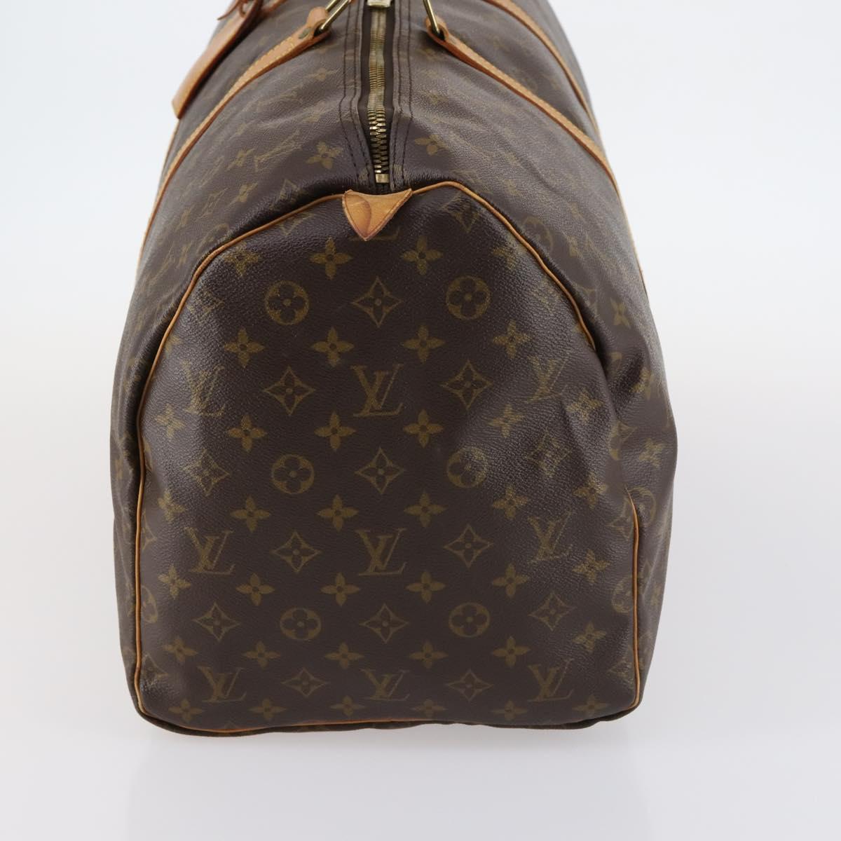 LOUIS VUITTON Monogram Keepall 55 Boston Bag M41424 LV Auth 144038
