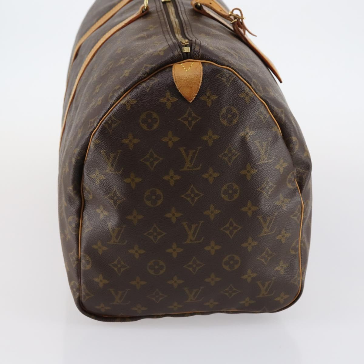 LOUIS VUITTON Monogram Keepall 55 Boston Bag M41424 LV Auth 144038