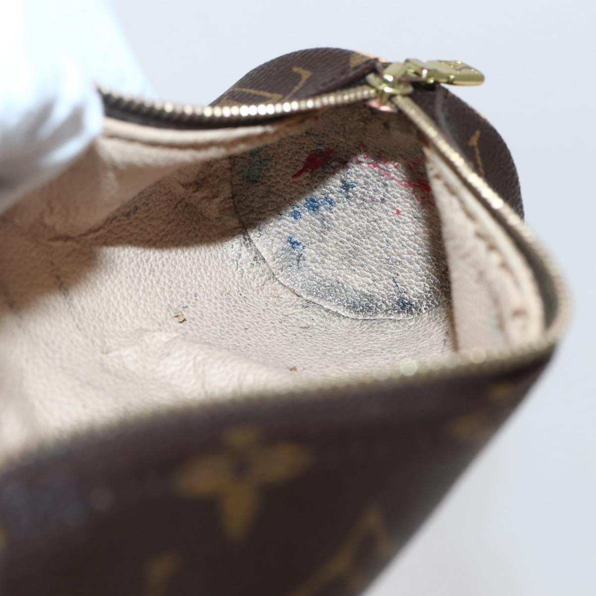 LOUIS VUITTON Monogram Trousse Rondo Pouch M47630 LV Auth 144050