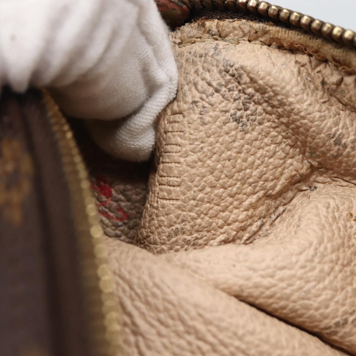 LOUIS VUITTON Monogram Trousse Rondo Pouch M47630 LV Auth 144050