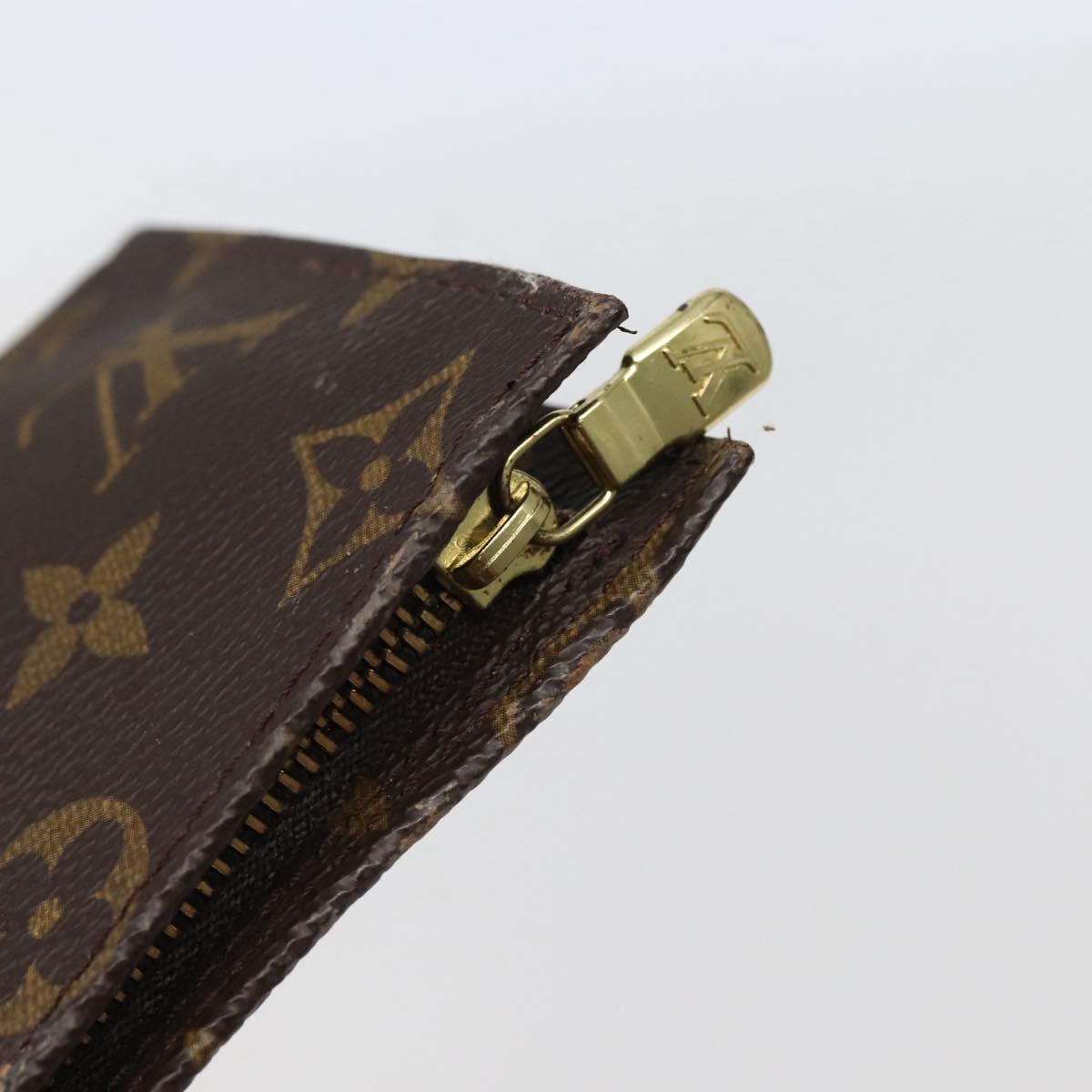 LOUIS VUITTON Monogram Bucket GM Accessory Pouch LV Auth 144051