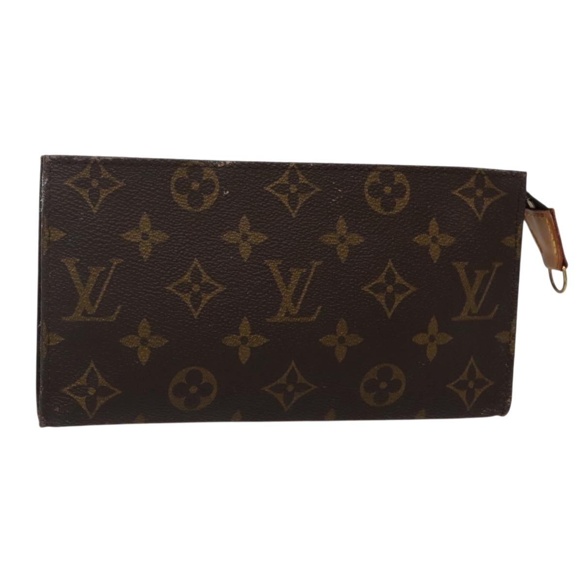 LOUIS VUITTON Monogram Bucket GM Accessory Pouch LV Auth 144051