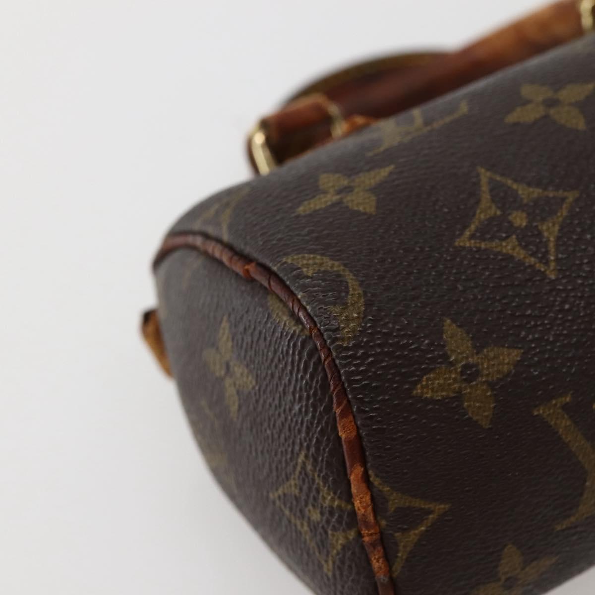 LOUIS VUITTON Monogram Mini Speedy Hand Bag M41534 LV Auth 144052