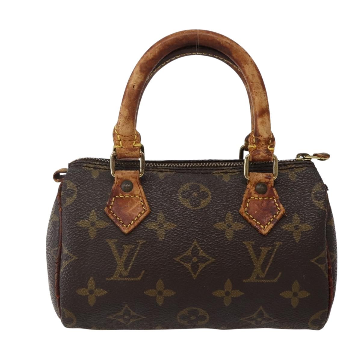 LOUIS VUITTON Monogram Mini Speedy Hand Bag M41534 LV Auth 144052
