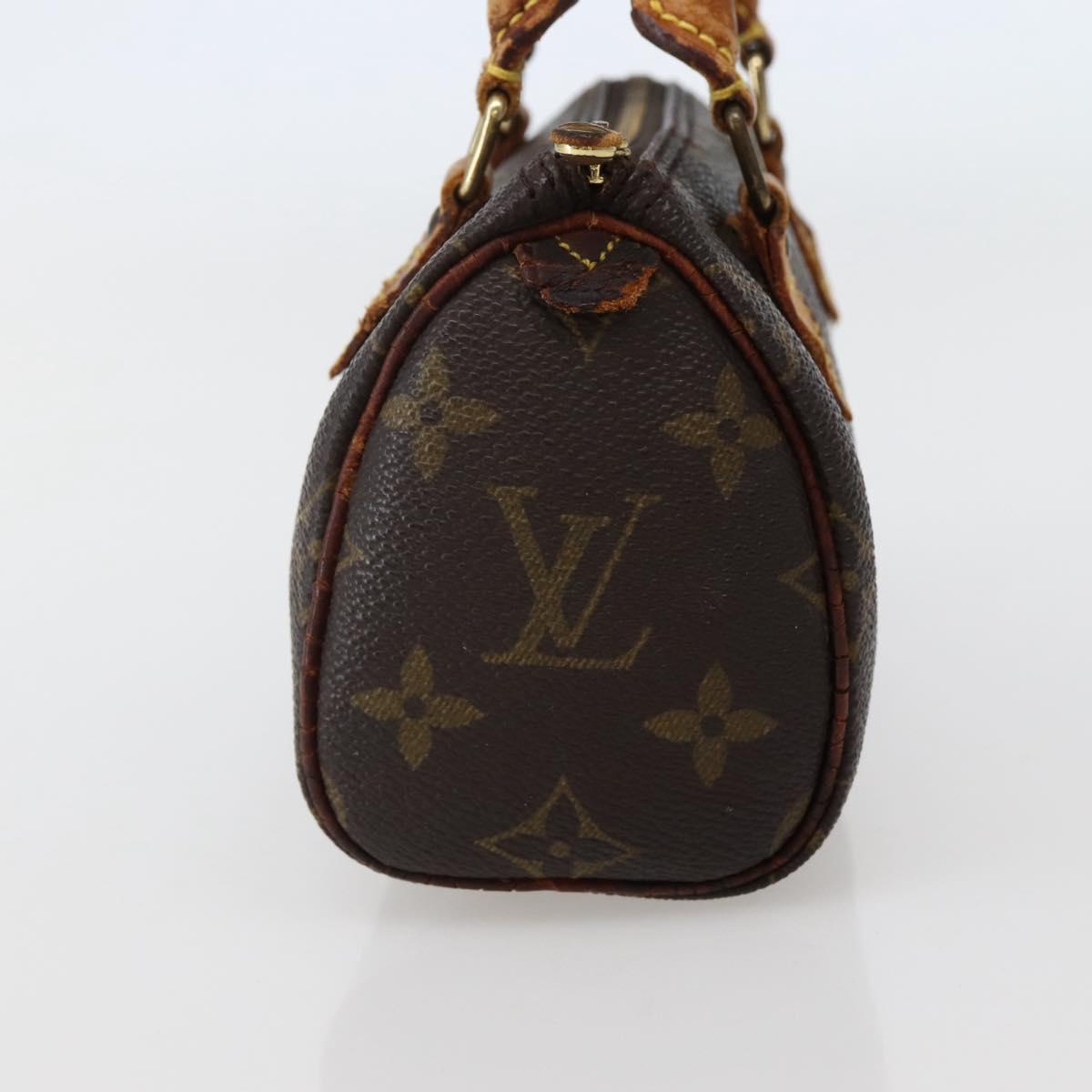 LOUIS VUITTON Monogram Mini Speedy Hand Bag M41534 LV Auth 144052