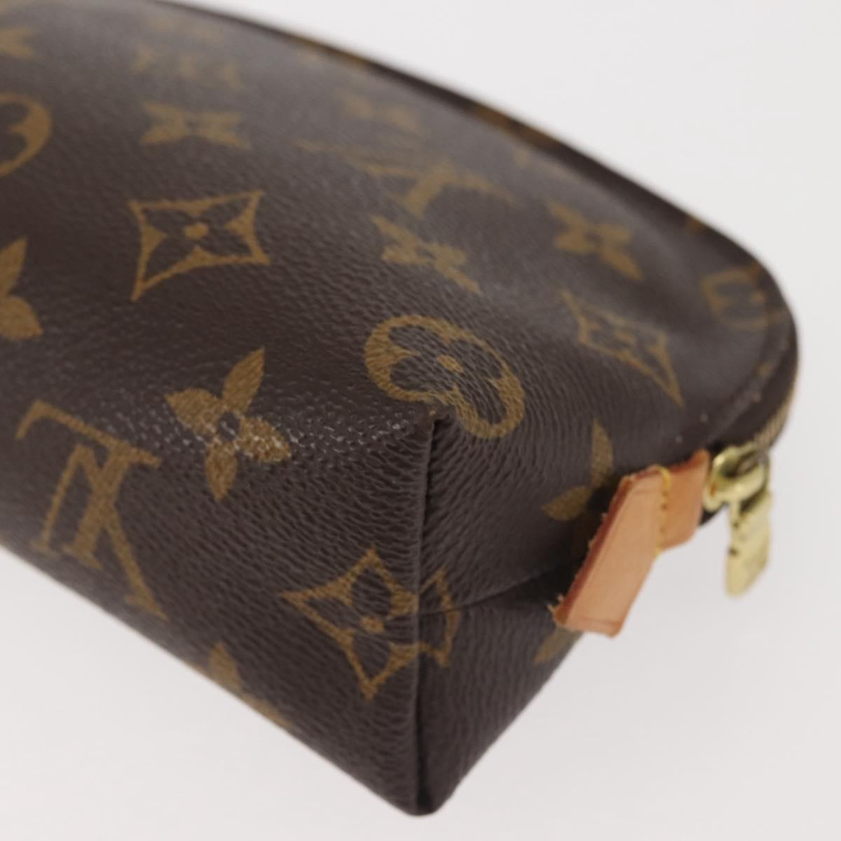 LOUIS VUITTON Monogram Pochette Cosmetic PM Pouch M43998 LV Auth 144053