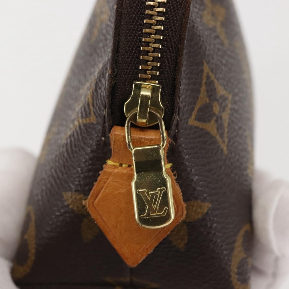 LOUIS VUITTON Monogram Pochette Cosmetic PM Pouch M43998 LV Auth 144053