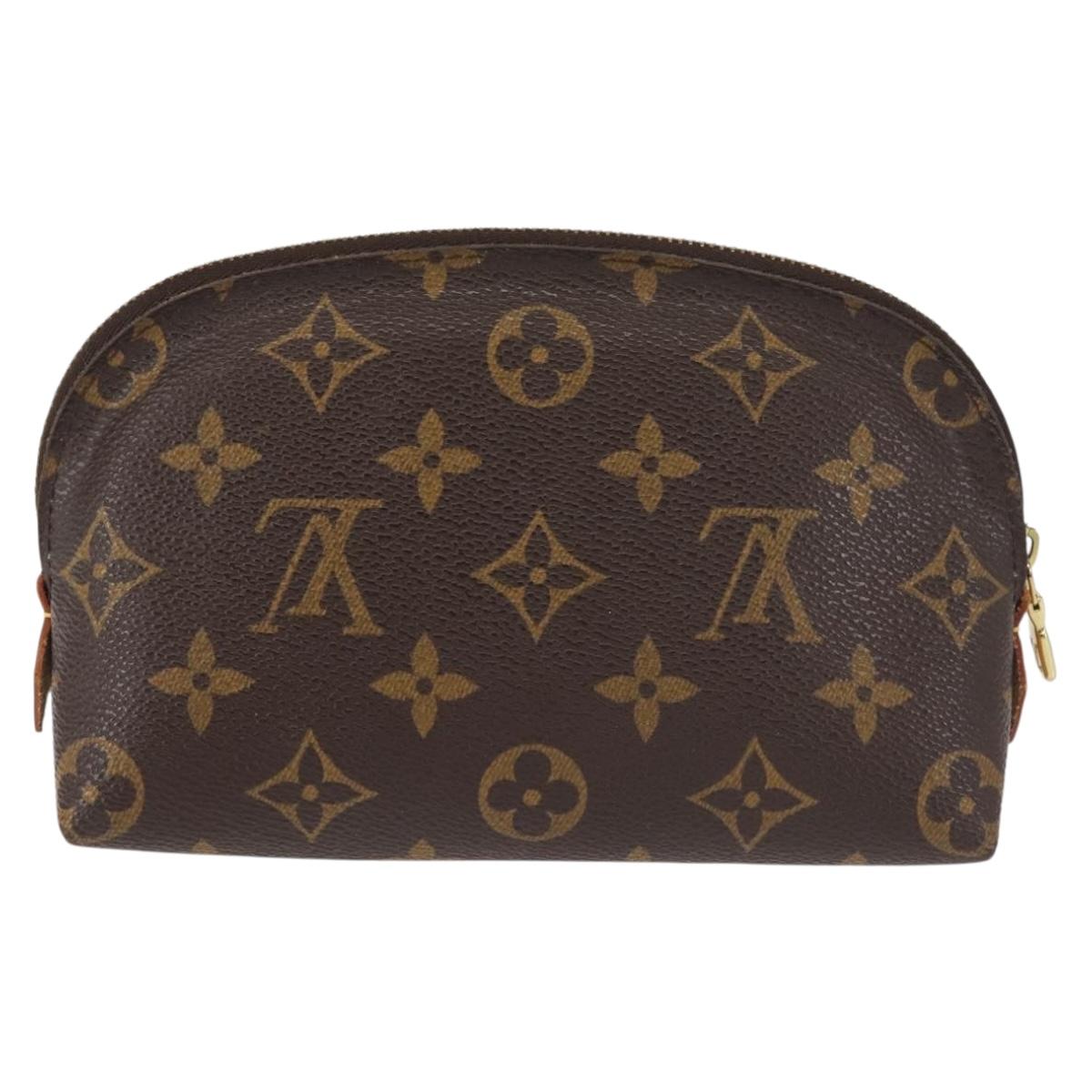 LOUIS VUITTON Monogram Pochette Cosmetic PM Pouch M43998 LV Auth 144053