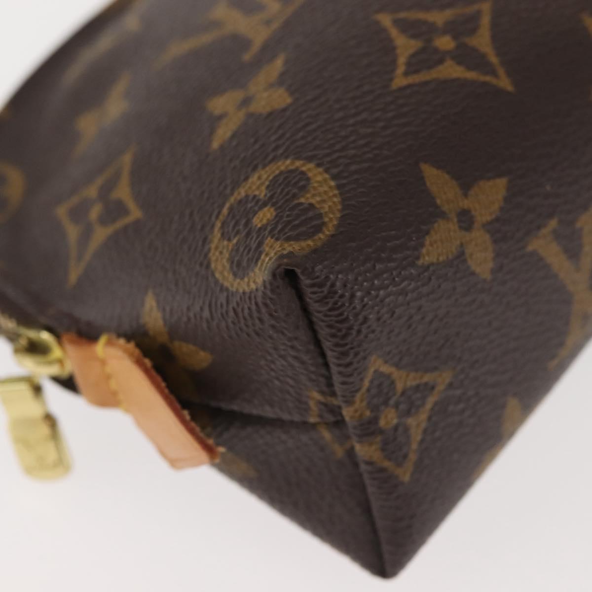 LOUIS VUITTON Monogram Pochette Cosmetic PM Pouch M43998 LV Auth 144053