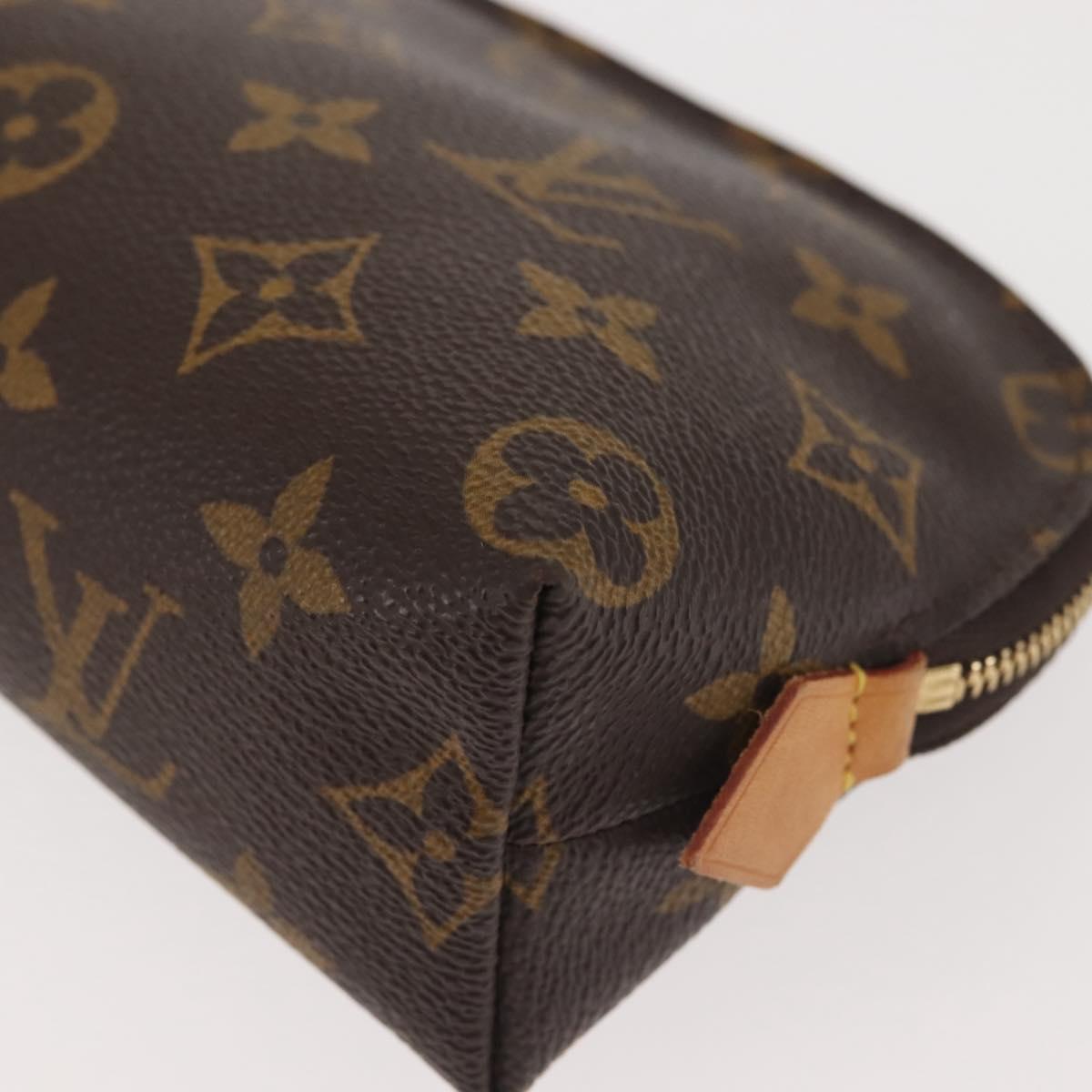LOUIS VUITTON Monogram Pochette Cosmetic PM Pouch M43998 LV Auth 144053