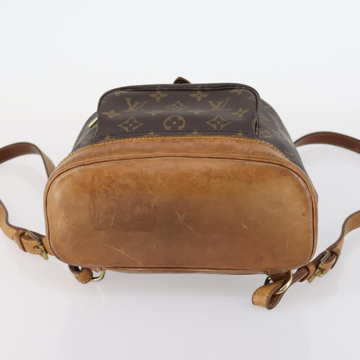 LOUIS VUITTON Monogram Montsouris MM Backpack M51136 LV Auth 144055