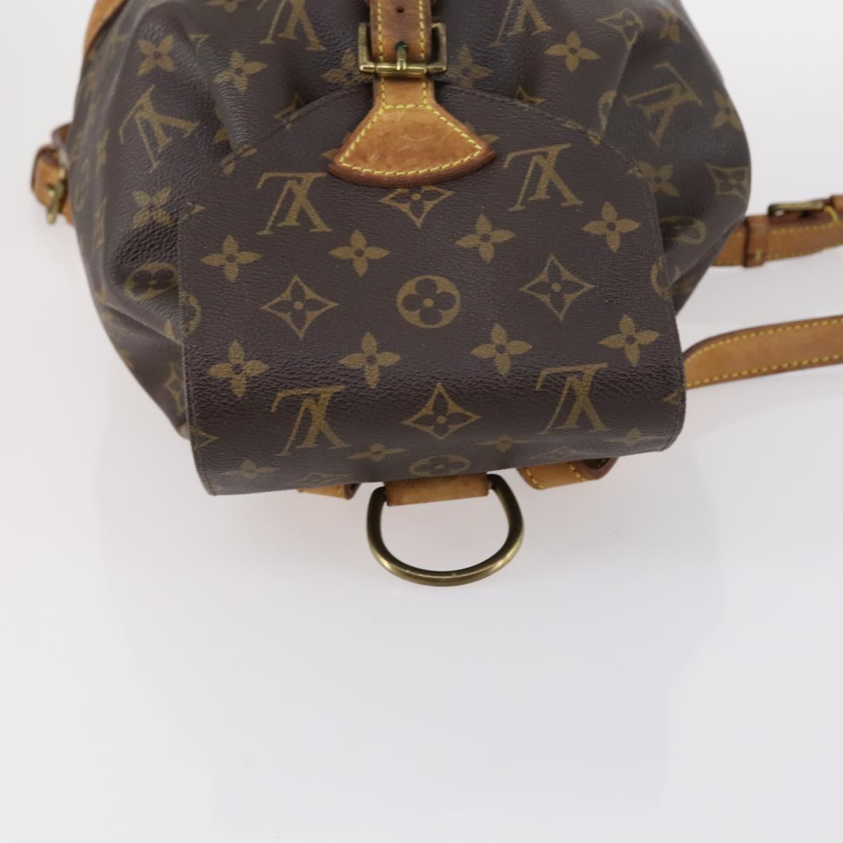 LOUIS VUITTON Monogram Montsouris MM Backpack M51136 LV Auth 144055