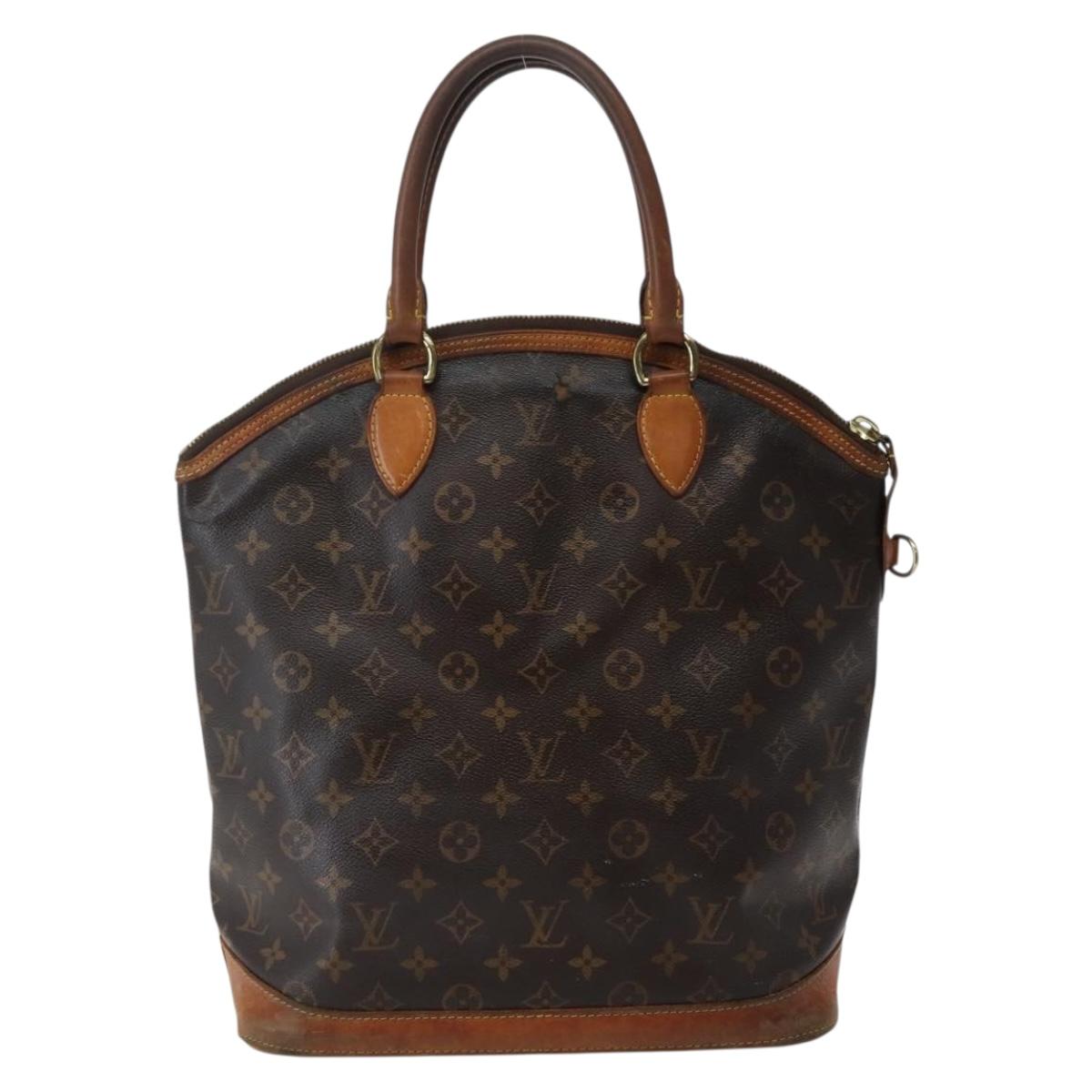 LOUIS VUITTON Monogram Lockit Vertical Hand Bag M40103 LV Auth 144056
