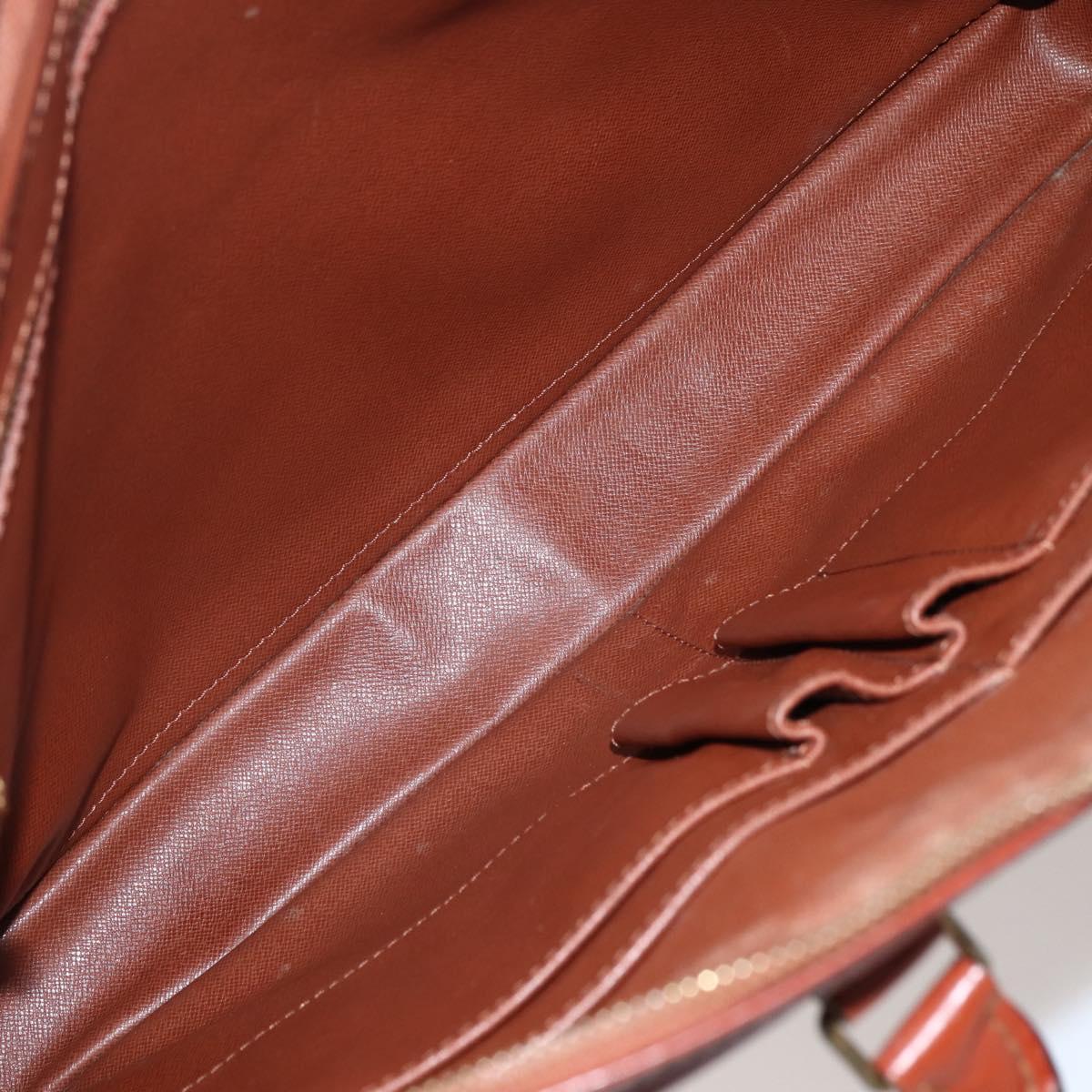 LOUIS VUITTON Epi Porte Documents Voyage Business Bag Brown M54478 Auth 144060