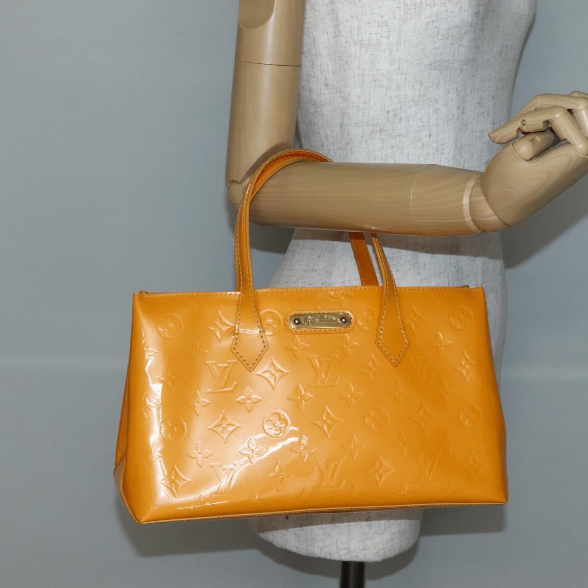 LOUIS VUITTON Monogram Vernis Wilshire PM Bag Jone Passion M91725 LV Auth 144066