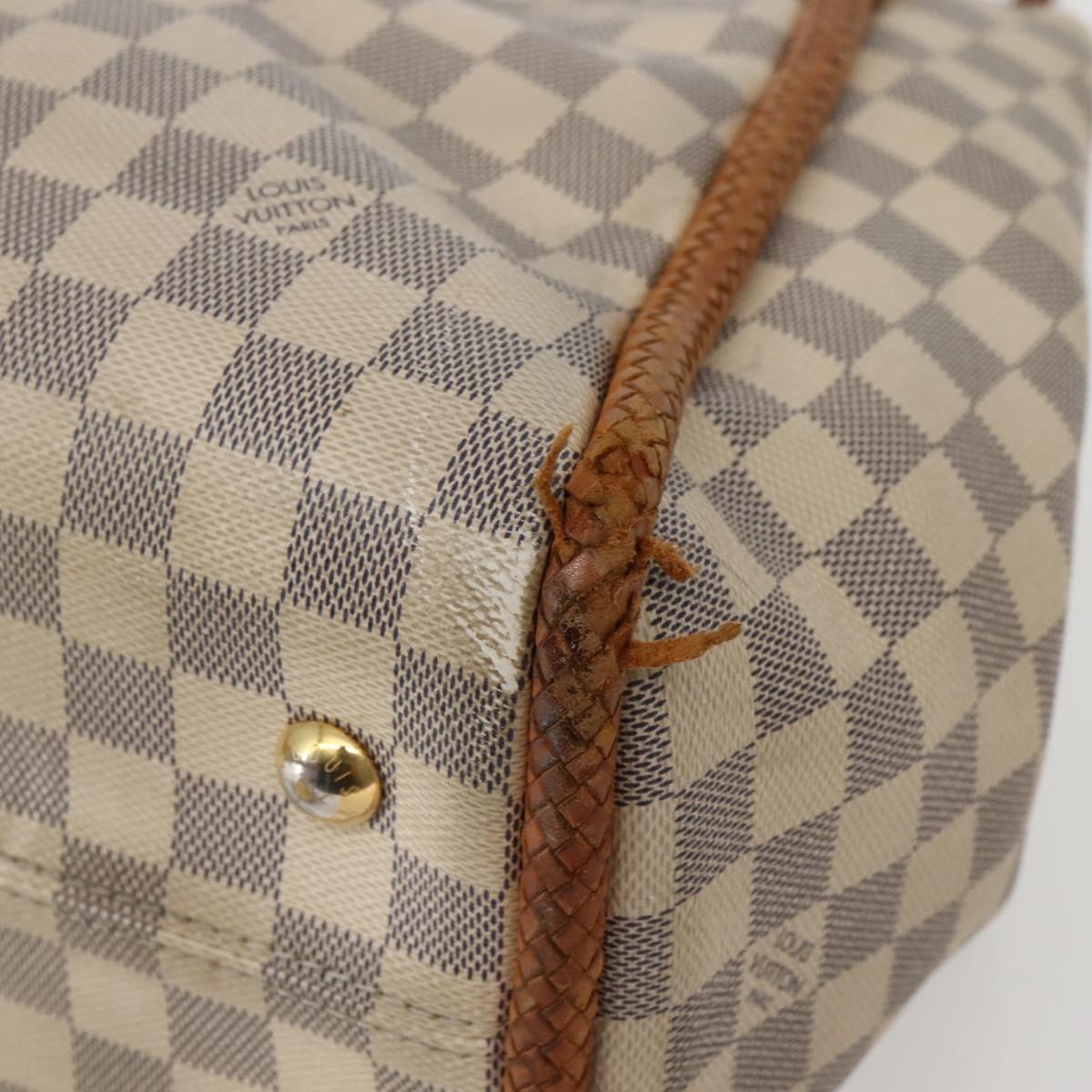 LOUIS VUITTON Damier Azur Propriano Tote Bag N44027 LV Auth 144070