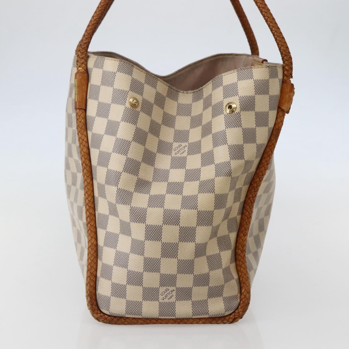 LOUIS VUITTON Damier Azur Propriano Tote Bag N44027 LV Auth 144070