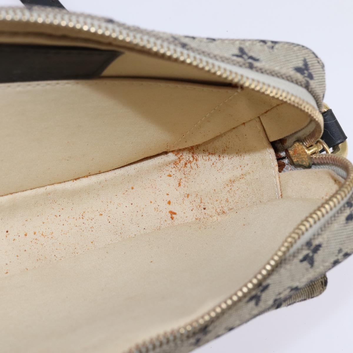 LOUIS VUITTON Monogram Mini Juliet MM Shoulder Bag Blue M92004 LV Auth 144071