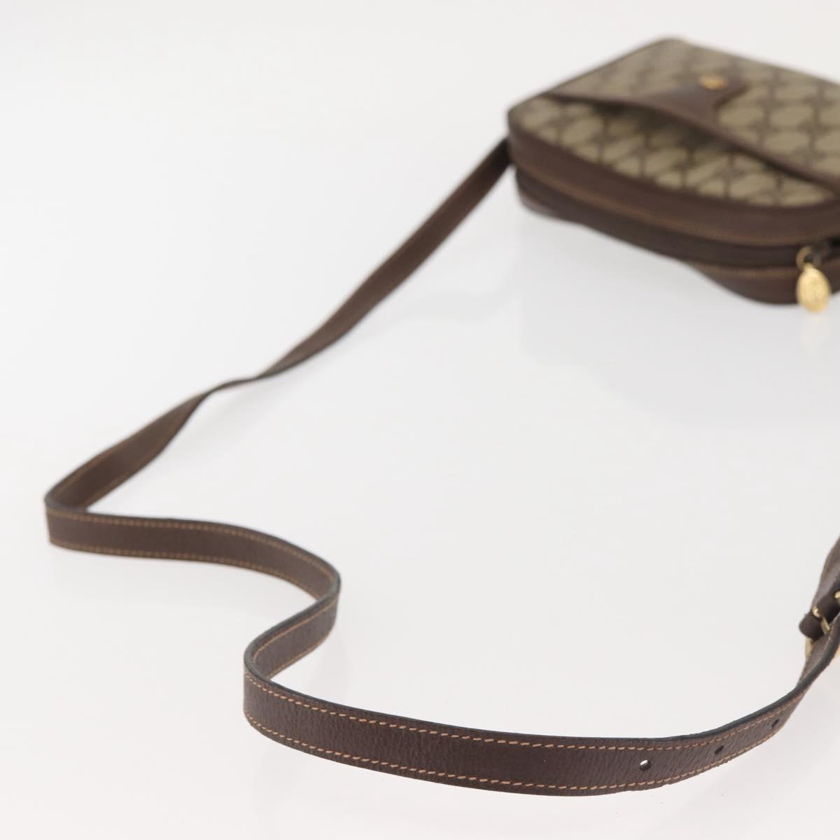 GUCCI GG Supreme Shoulder Bag PVC Beige Silver 001 58 6594 Auth 144076