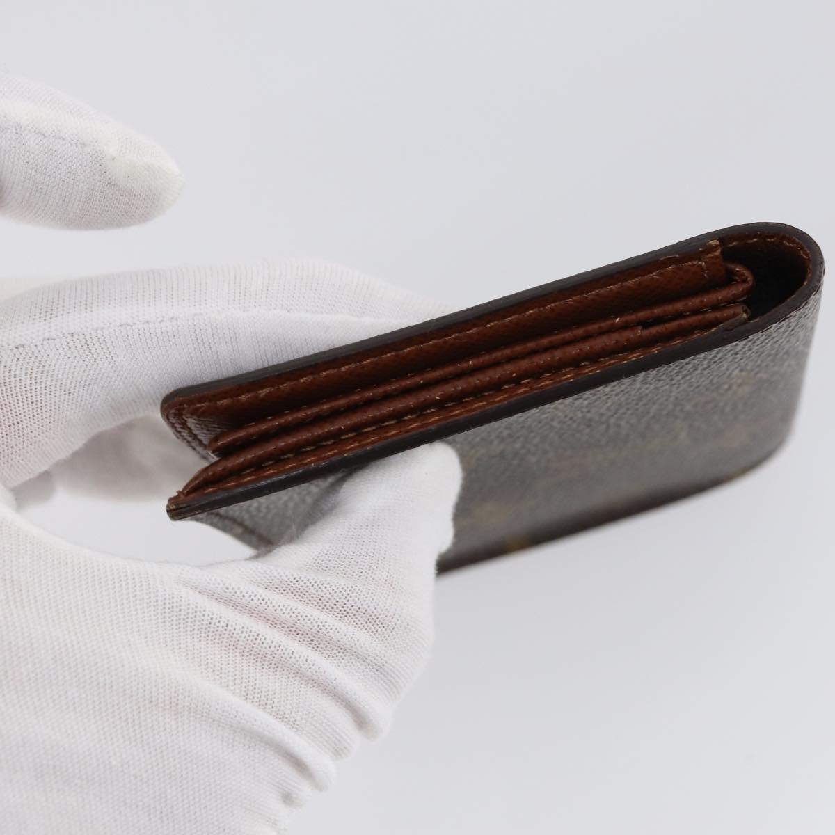 LOUIS VUITTON Monogram Porte 2 Cult Vertical Pass Case 2Set M60533 Auth 144086