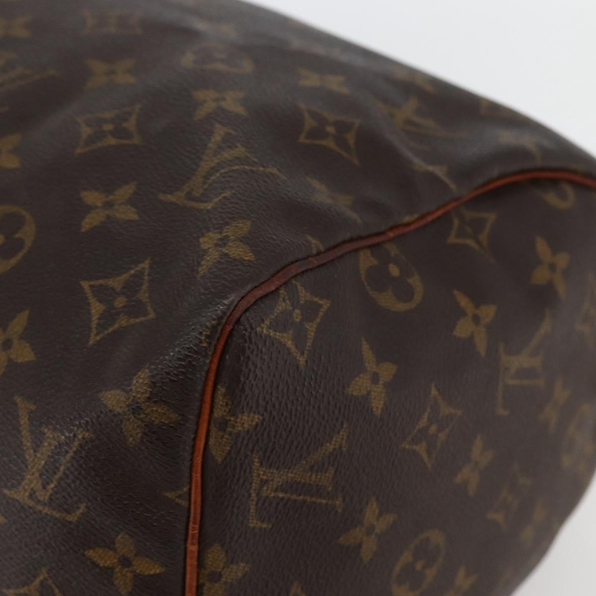 LOUIS VUITTON Monogram Speedy 30 Hand Bag M41526 LV Auth 144104