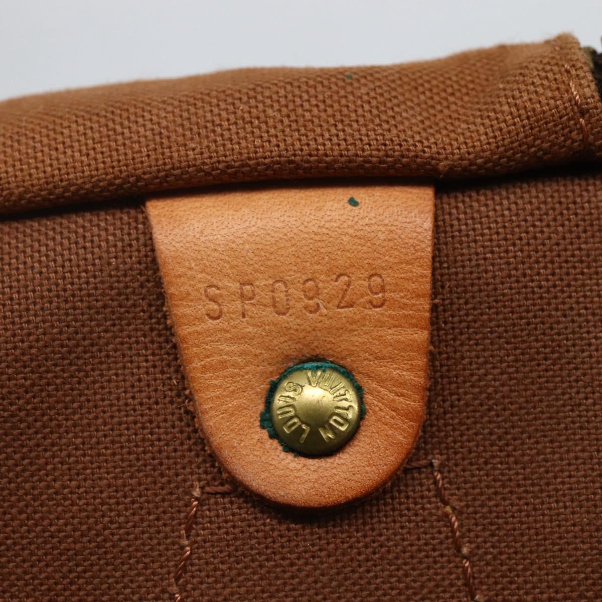 LOUIS VUITTON Monogram Speedy 30 Hand Bag M41526 LV Auth 144104