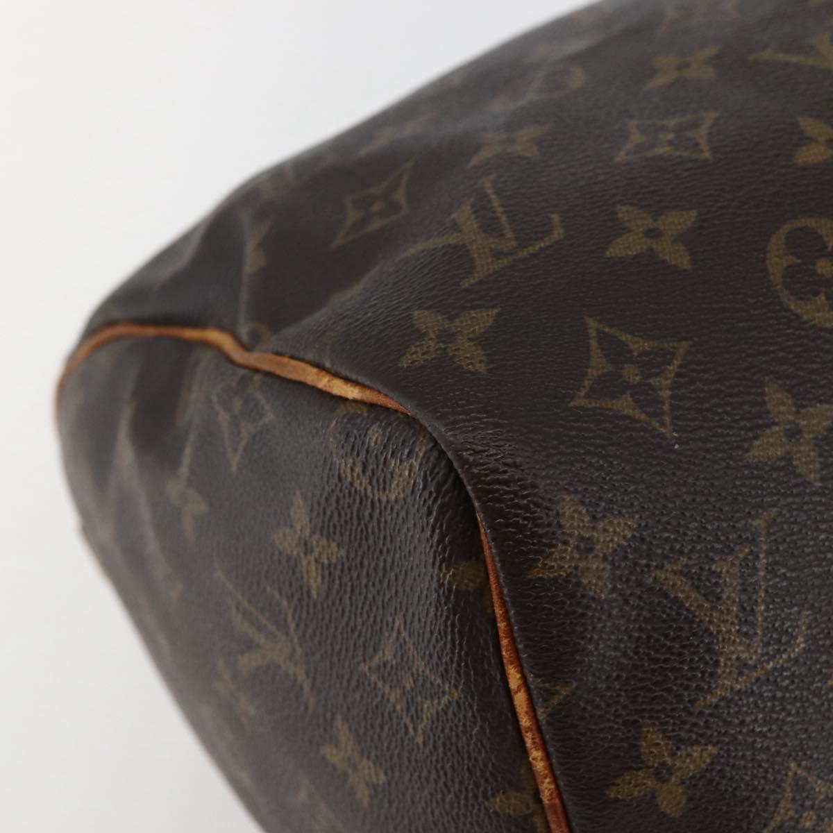 LOUIS VUITTON Monogram Speedy 30 Hand Bag M41526 LV Auth 144105