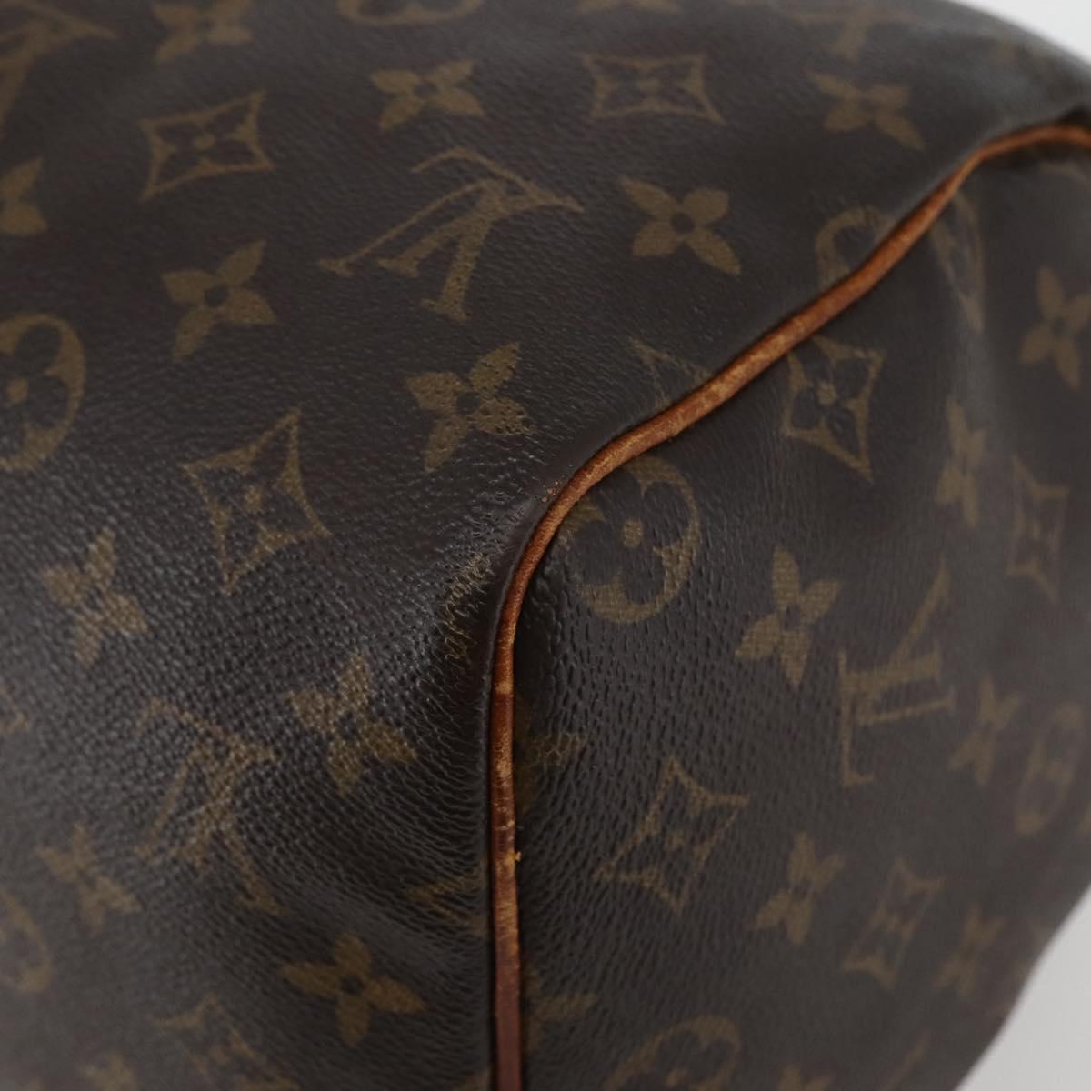 LOUIS VUITTON Monogram Speedy 30 Hand Bag M41526 LV Auth 144105