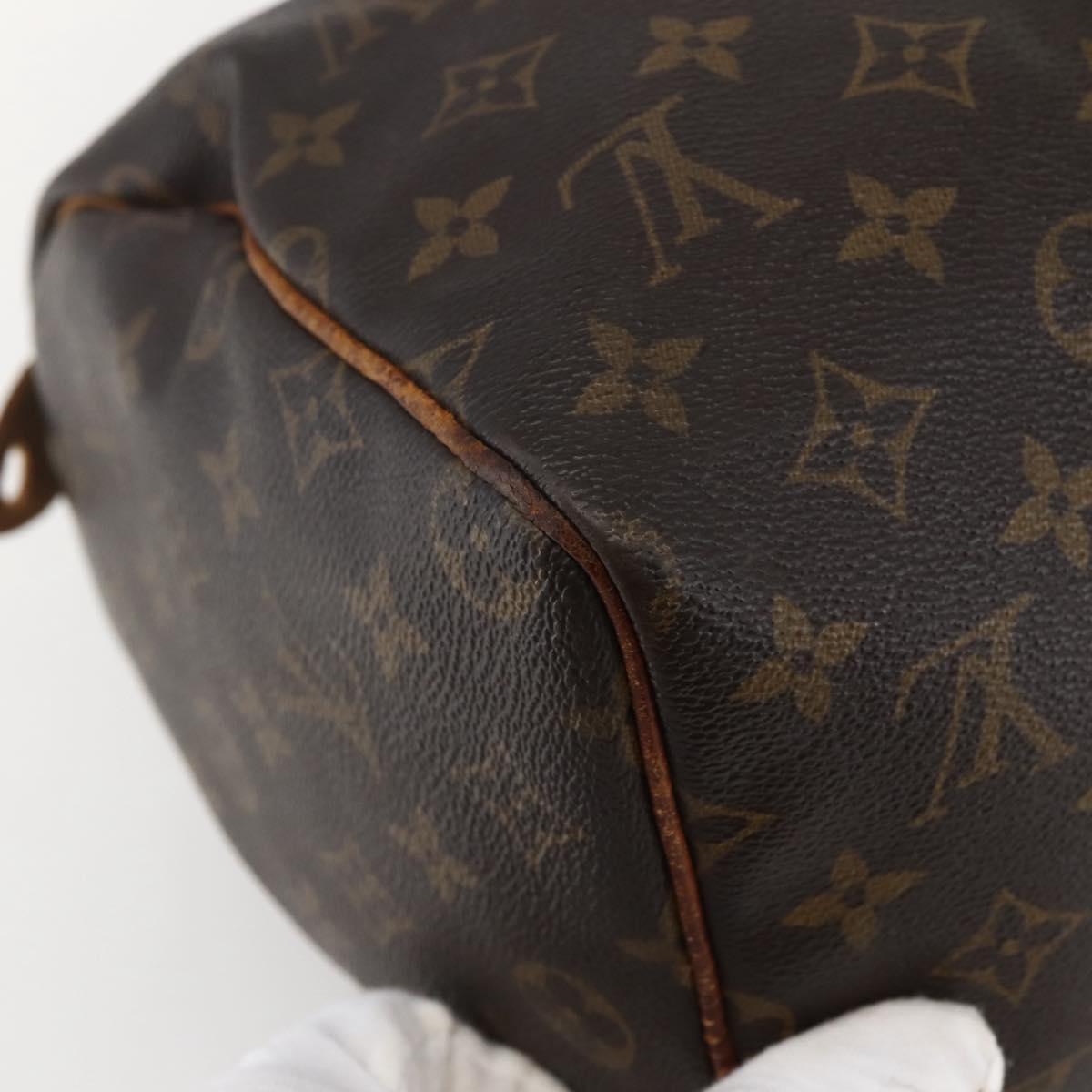 LOUIS VUITTON Monogram Speedy 30 Hand Bag M41526 LV Auth 144105