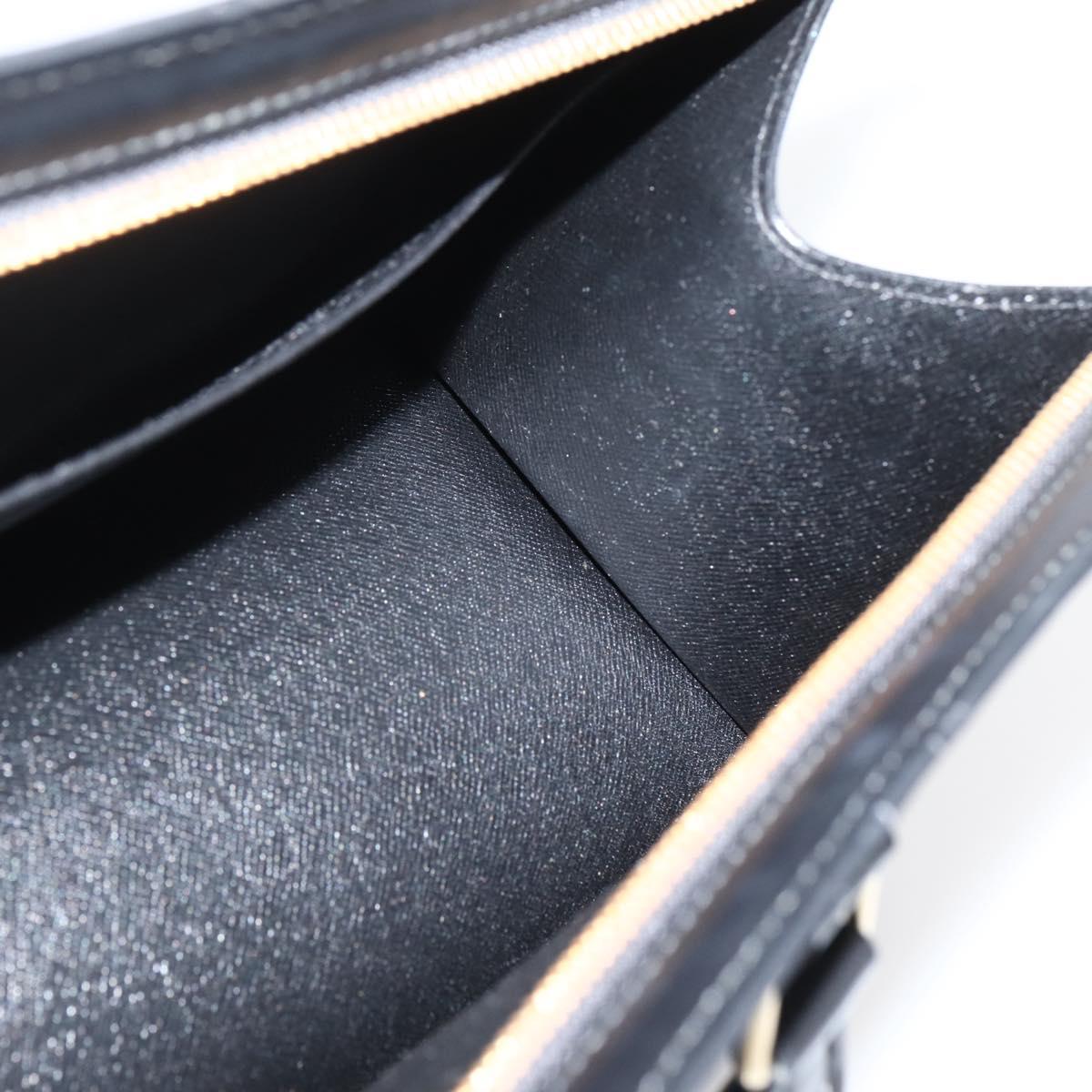 LOUIS VUITTON Epi Sac Triangle Hand Bag Black M52092 LV Auth 144109
