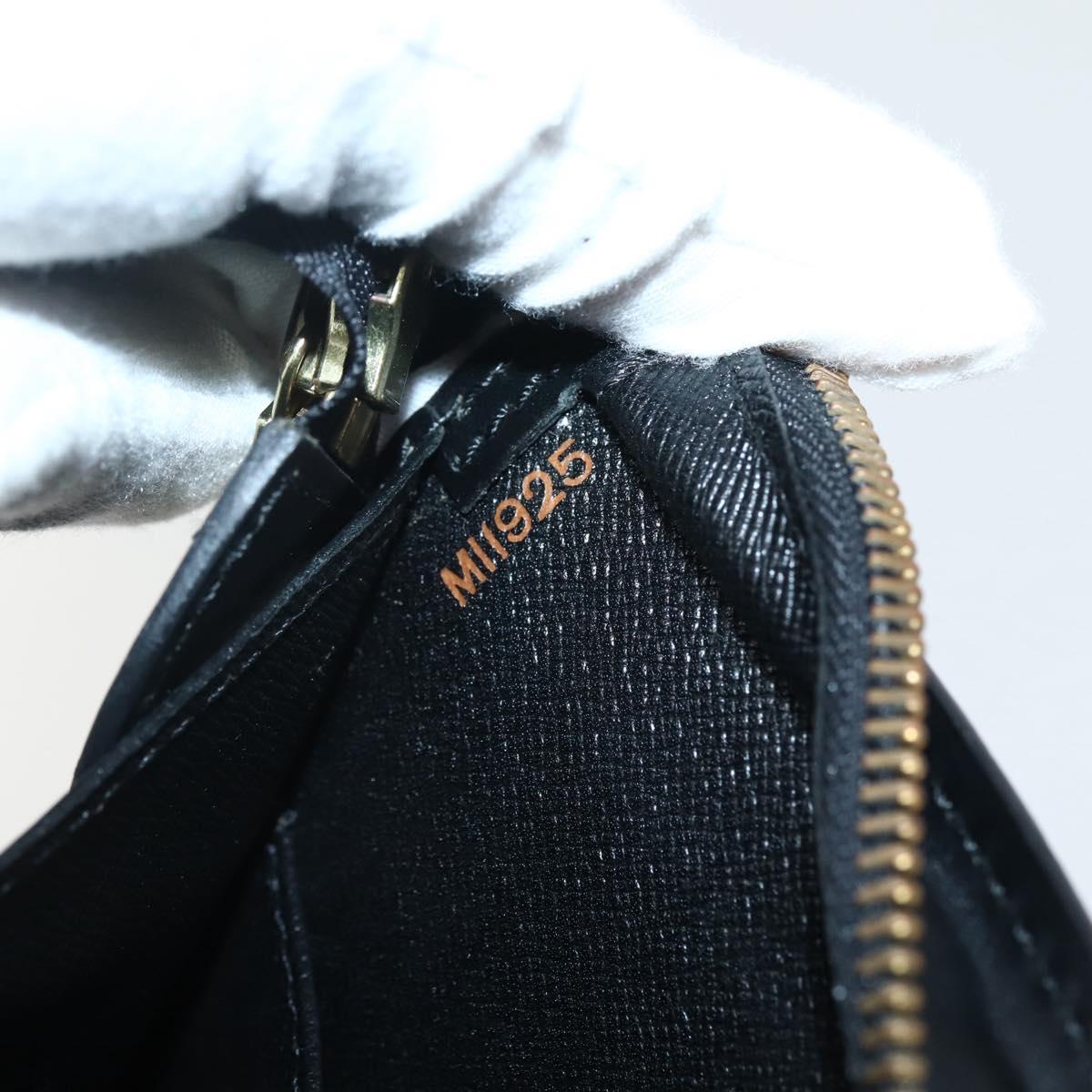 LOUIS VUITTON Epi Sac Triangle Hand Bag Black M52092 LV Auth 144109