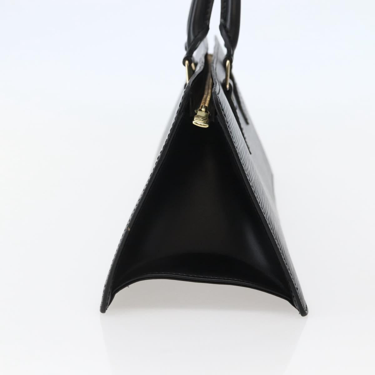 LOUIS VUITTON Epi Sac Triangle Hand Bag Black M52092 LV Auth 144109