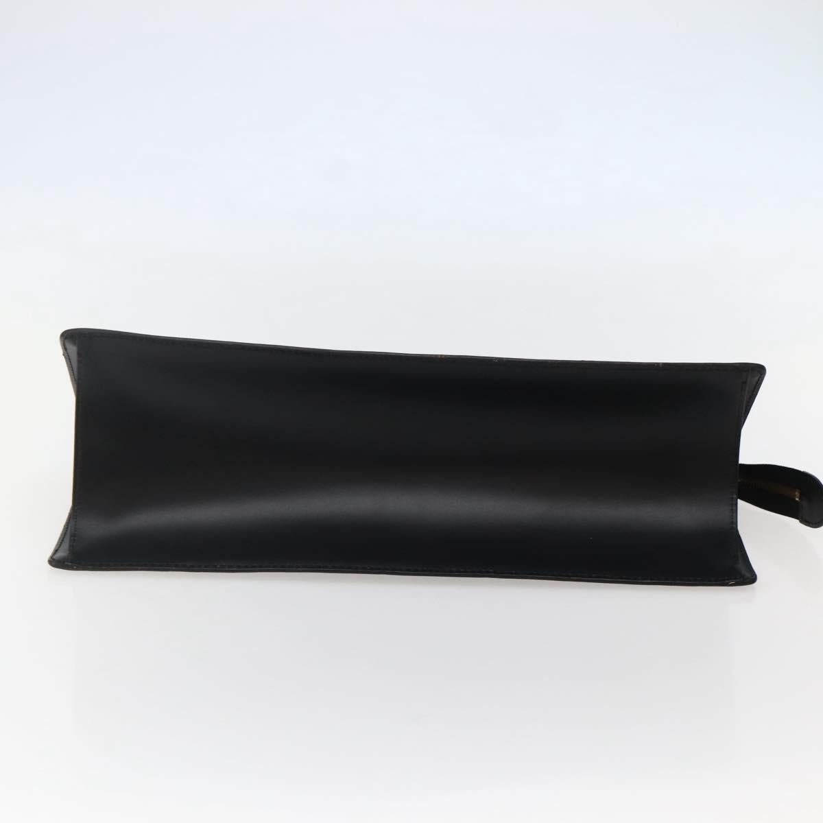 LOUIS VUITTON Epi Sac Triangle Hand Bag Black M52092 LV Auth 144109