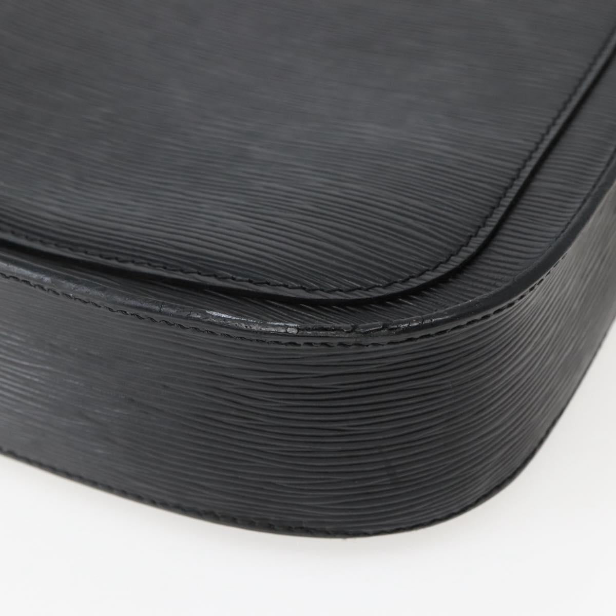 LOUIS VUITTON Epi Monogram Saint Cloud GM Bag Black Noir M52192 LV Auth 144110