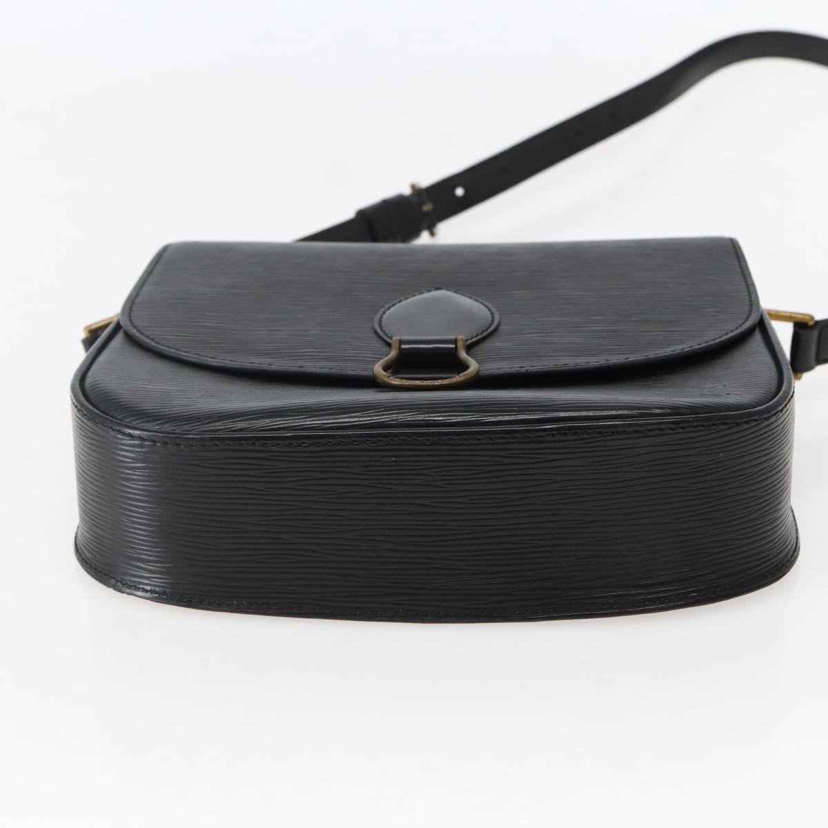 LOUIS VUITTON Epi Monogram Saint Cloud GM Bag Black Noir M52192 LV Auth 144110