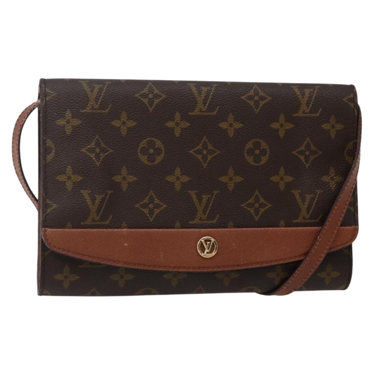 LOUIS VUITTON Monogram Bordeaux 24 Shoulder Bag M51798 LV Auth 144113