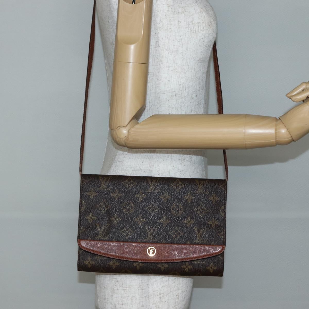 LOUIS VUITTON Monogram Bordeaux 24 Shoulder Bag M51798 LV Auth 144113