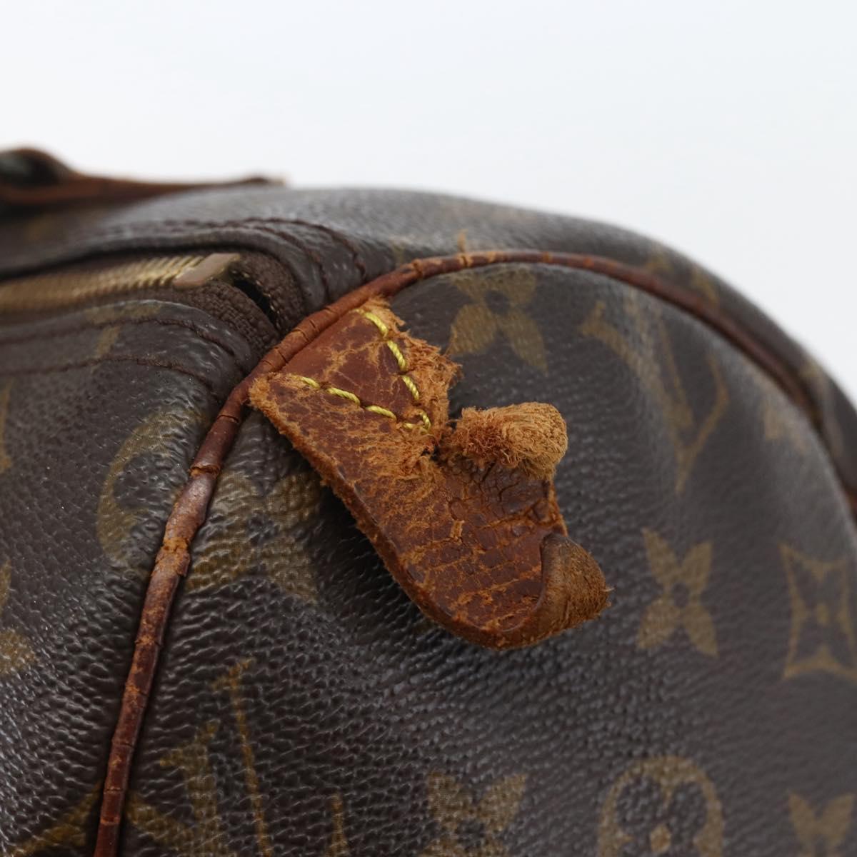 LOUIS VUITTON Monogram Speedy 30 Hand Bag M41526 LV Auth 144116