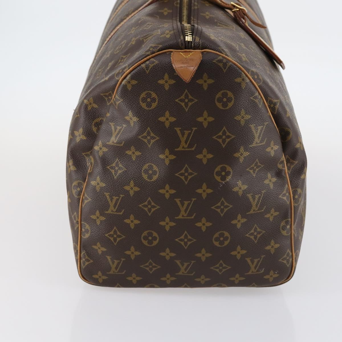 LOUIS VUITTON Monogram Keepall 55 Boston Bag M41424 LV Auth 144117
