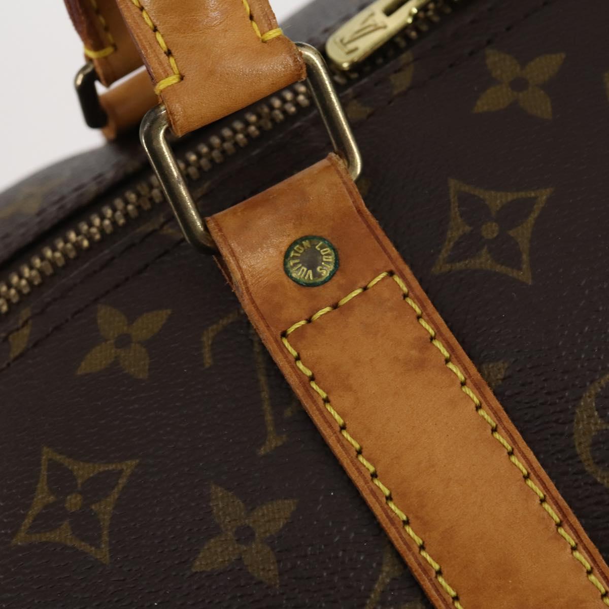 LOUIS VUITTON Monogram Keepall 55 Boston Bag M41424 LV Auth 144118