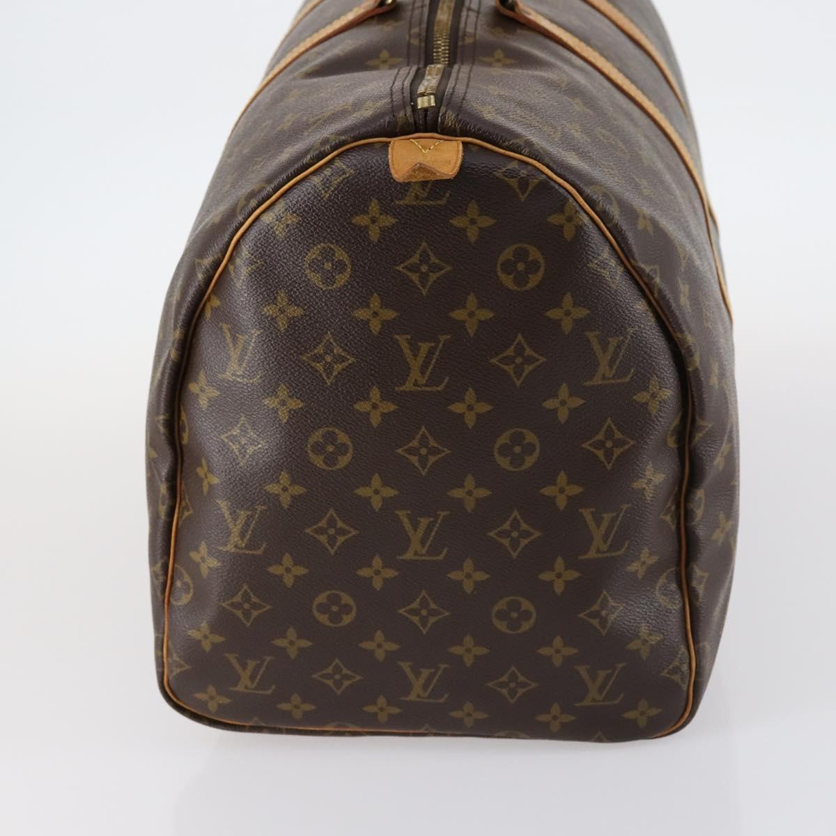 LOUIS VUITTON Monogram Keepall 55 Boston Bag M41424 LV Auth 144118