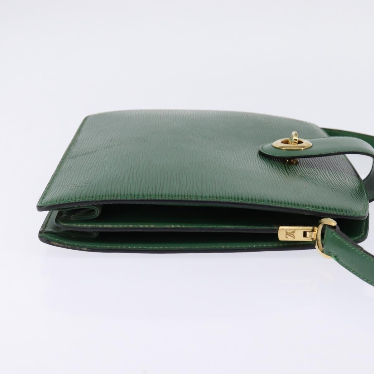 LOUIS VUITTON Epi Capuchin Shoulder Bag Green M52344 LV Auth 144120