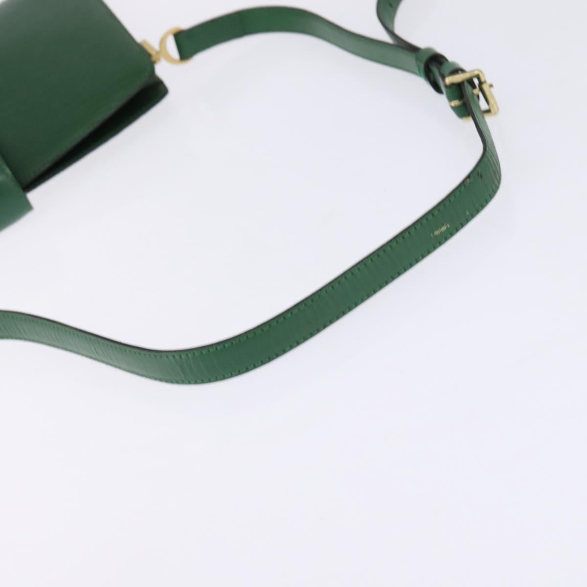 LOUIS VUITTON Epi Capuchin Shoulder Bag Green M52344 LV Auth 144120