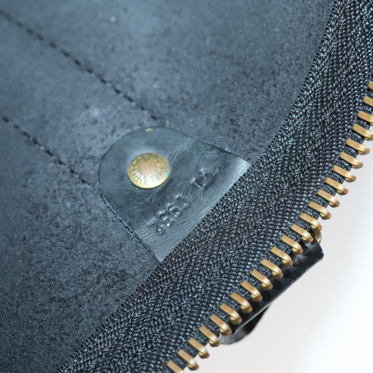 LOUIS VUITTON Epi Keepall 55 Boston Bag Noir Black M42952 LV Auth 144122