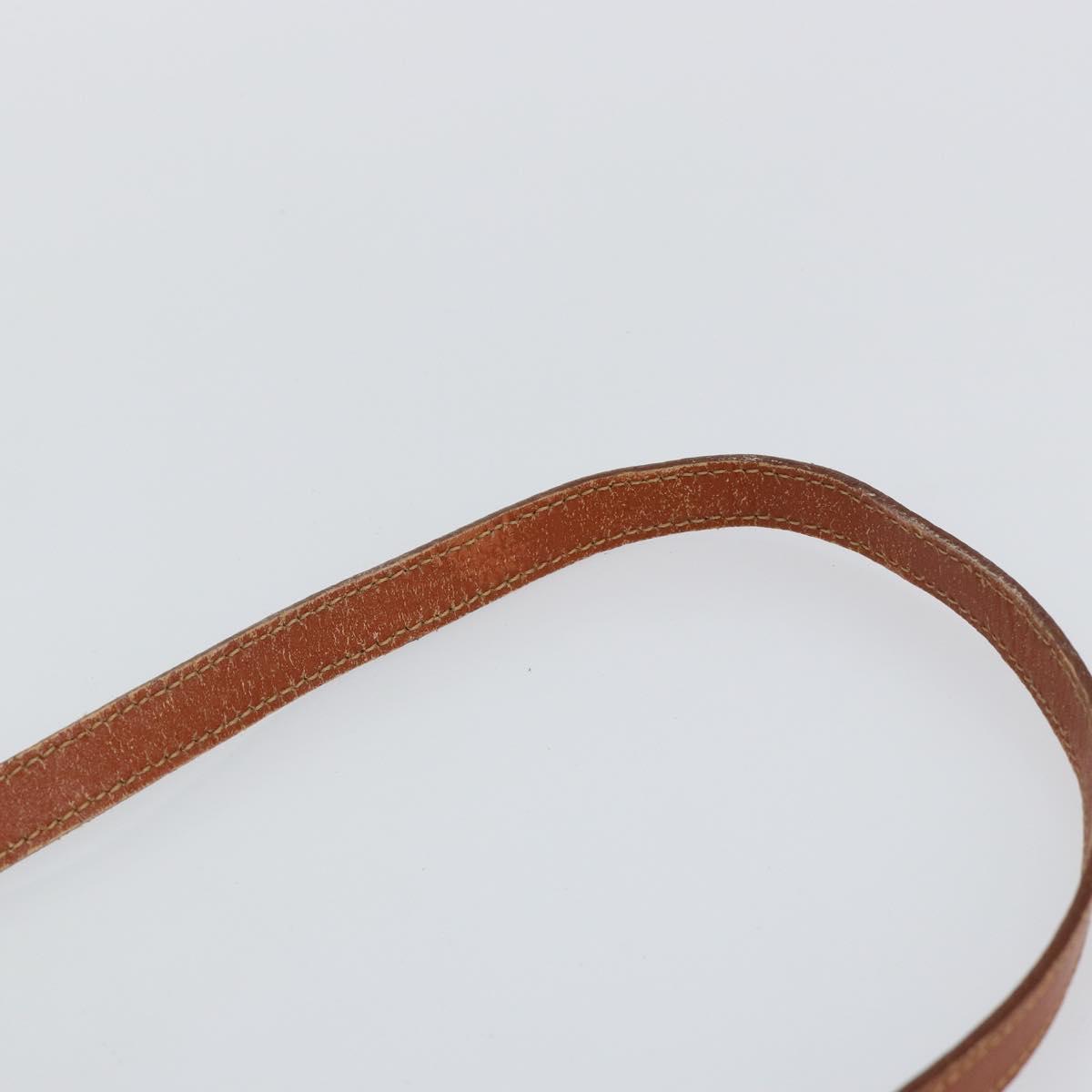 FENDI Pecan Canvas Hand Bag PVC 2way Black Brown Auth 144125