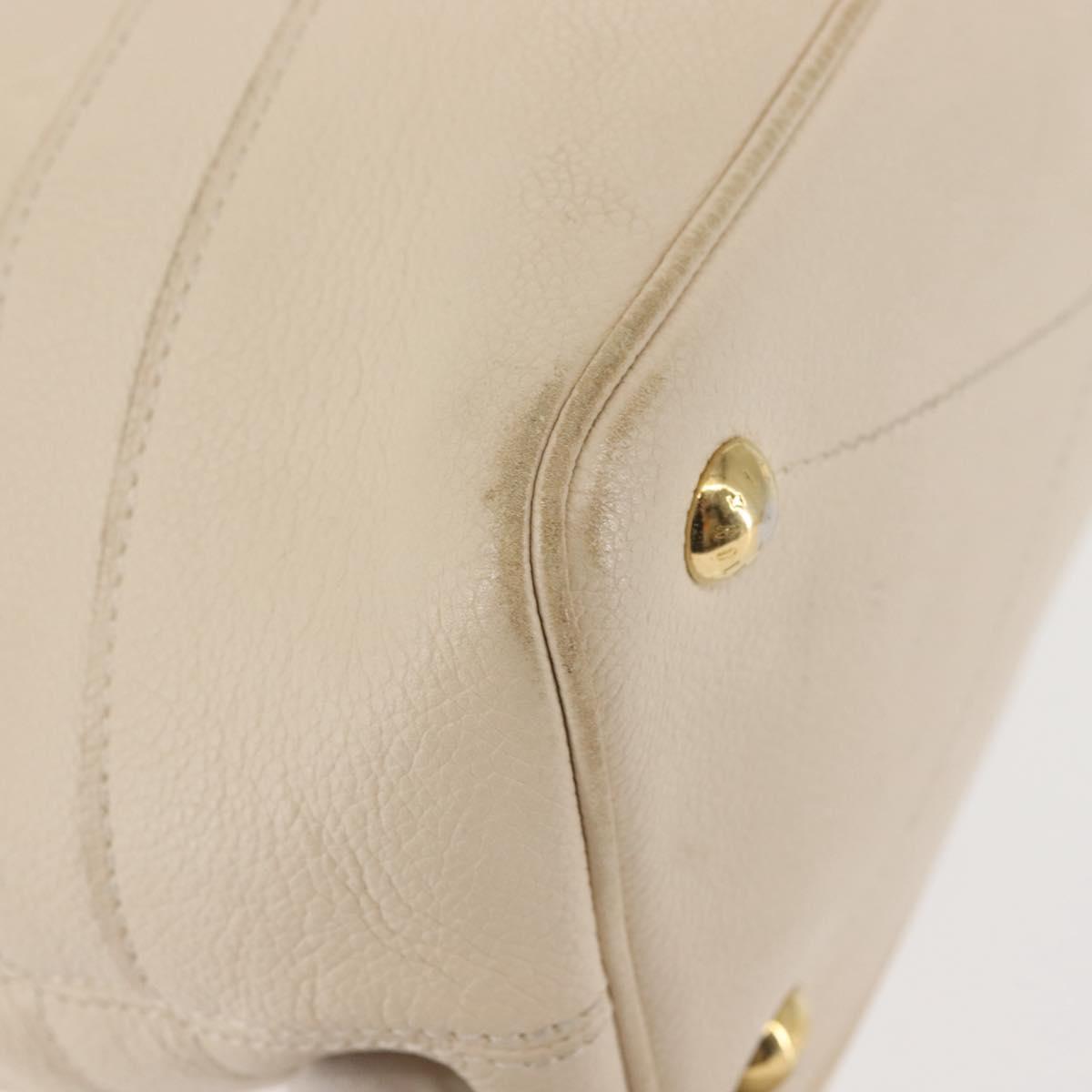 LOUIS VUITTON Monogram Empreinte Citadine PM Tote Bag Neige M40554 Auth 144145