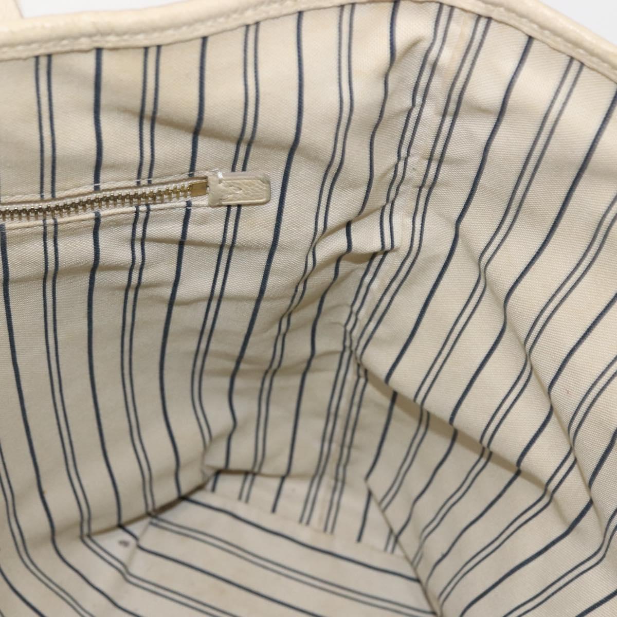 LOUIS VUITTON Monogram Empreinte Citadine PM Tote Bag Neige M40554 Auth 144145