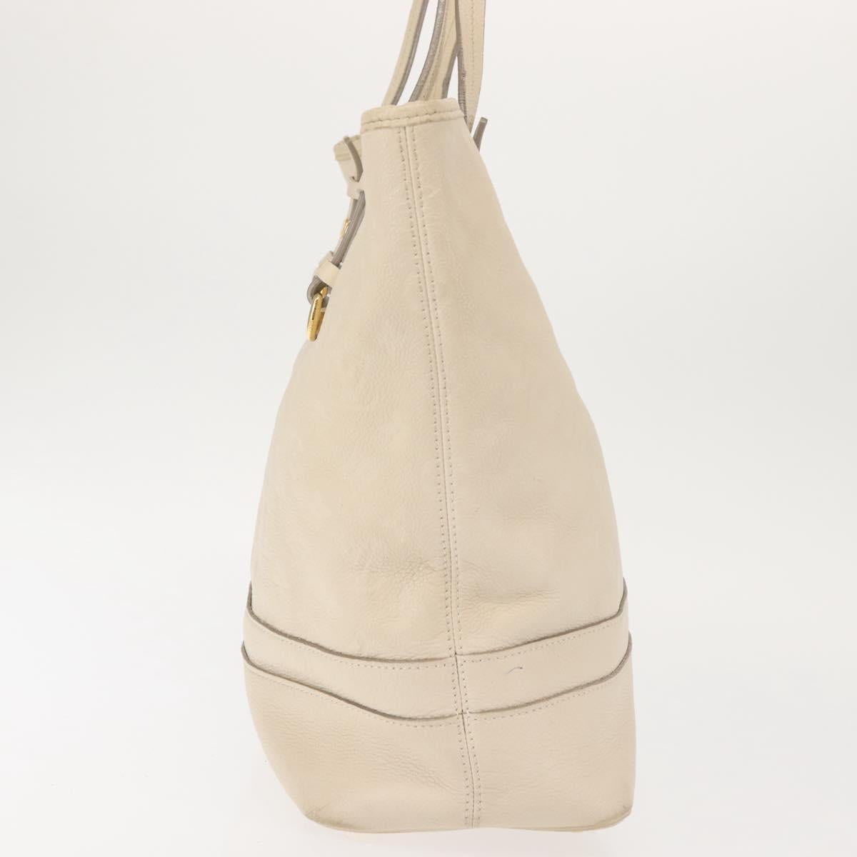 LOUIS VUITTON Monogram Empreinte Citadine PM Tote Bag Neige M40554 Auth 144145