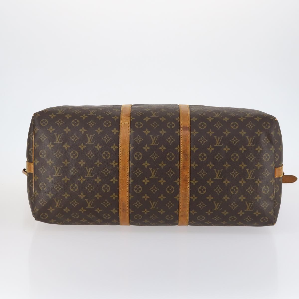 LOUIS VUITTON Monogram Keepall Bandouliere 60 Boston Bag M41412 LV Auth 144148