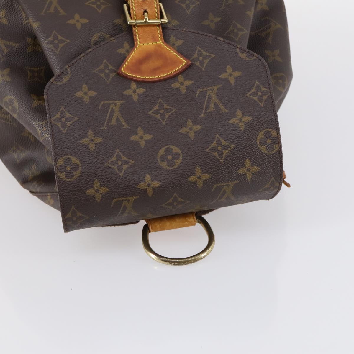LOUIS VUITTON Monogram Montsouris GM Backpack M51135 LV Auth 144150